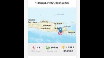Jember Hit with 5.0 Magnitude Earthquake, Damages Reported