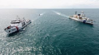 Indonesia, Japan Coast Guards Hold Joint Exercise in Batam