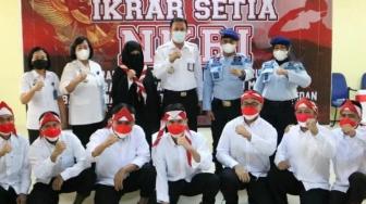 Eight Terrorist Convicts in Medan Pledge Loyalty to Indonesia