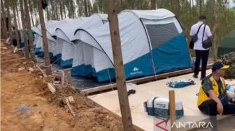 President Jokowi to Camp at Ground Zero of New Capital