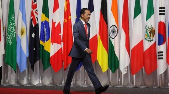 President Joko Widodo during G20 summit in Osaka, Japan, in 2019. (Photo: Ludovic MARIN / POOL / AFP)