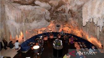 Bali's The Cave Restaurant Suspended