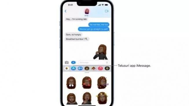 illustration of iMessage (Apple)