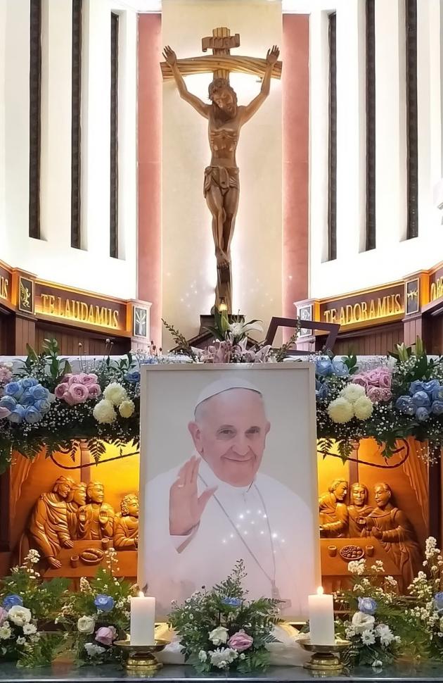 Novemdiales of Pope Francis at St. Joseph, Matraman, East Jakarta [TheIndonesia.co/CNR ukirsari]